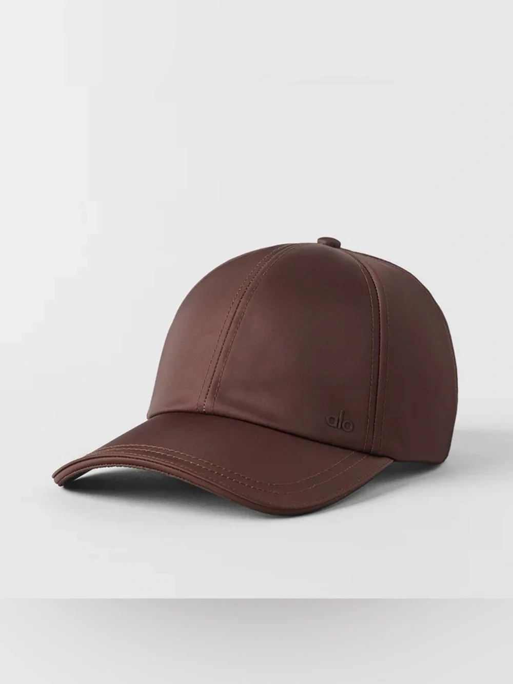 NWT Alo Satin Off-Duty Cap in Brownstone